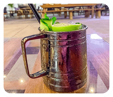 Jug of cocktail