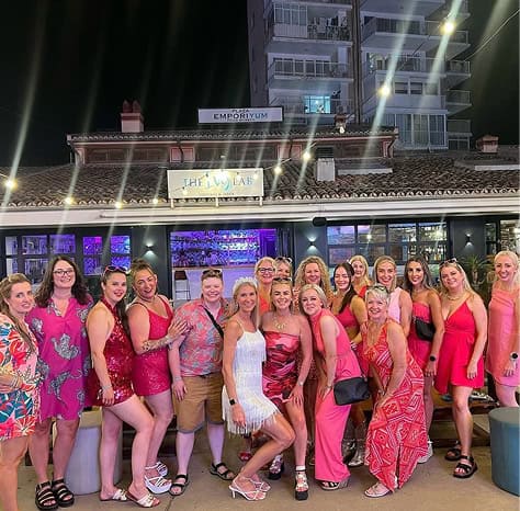 Hen party at Labs Magaluf
